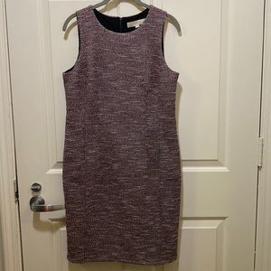 Loft Sleeveless Tweed Dress